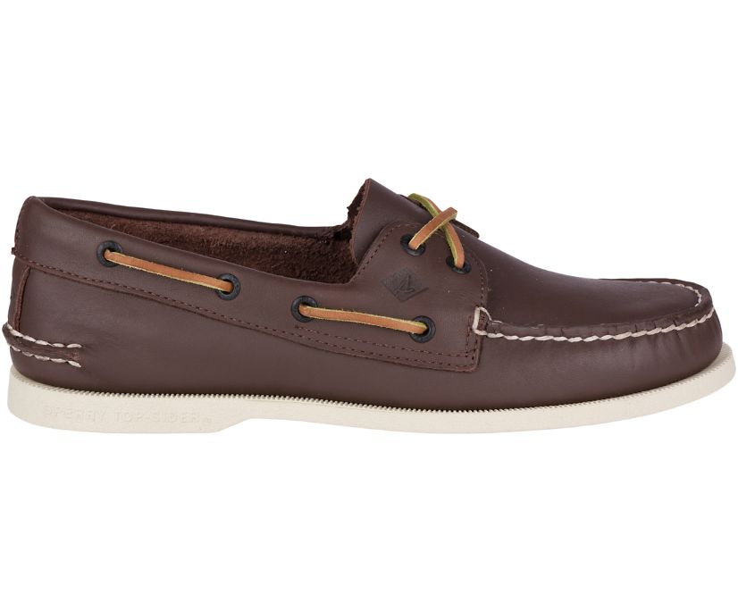 Sperry Authentic Original Leather Boat Shoes - Men's Boat Shoes - Brown [BP7943680] Sperry Ireland